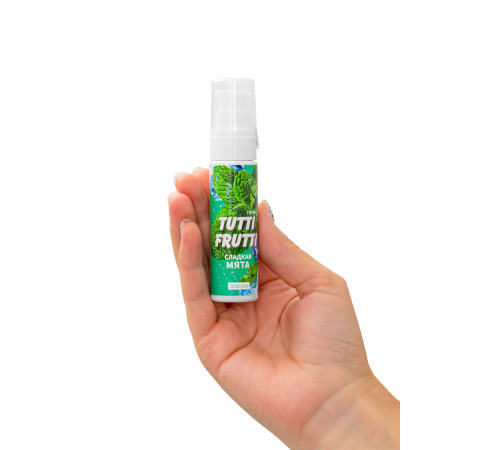 Гель-смазка Tutti-Frutti со вкусом сладкой мяты - 30 гр.