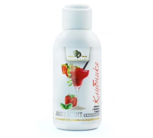 Интимный гель-смазка JUICY FRUIT с ароматом клубники - 100 мл. Интимный гель-смазка JUICY FRUIT с ароматом клубники - 100 мл.