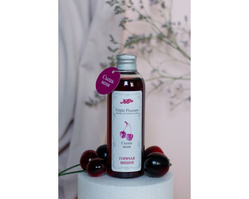 Заказать Эликсир Triple Pleasure «Горячая вишня» - 130 гр. Заказать Эликсир Triple Pleasure «Горячая вишня» - 130 гр.