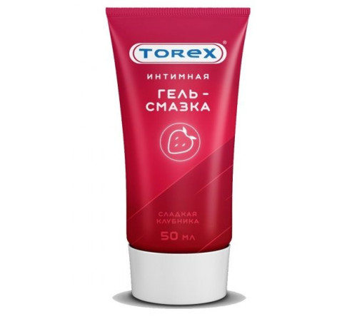Смазка на водной основе TOREX  Сладкая клубника  - 50 мл.