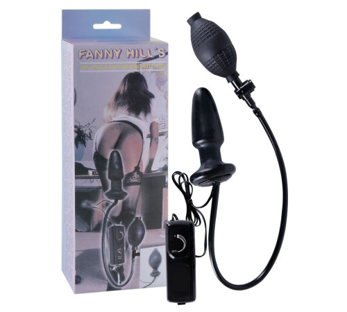 Универсальная анальная пробка-расширитель FANNY HILLS BLACK BUTT PLUG