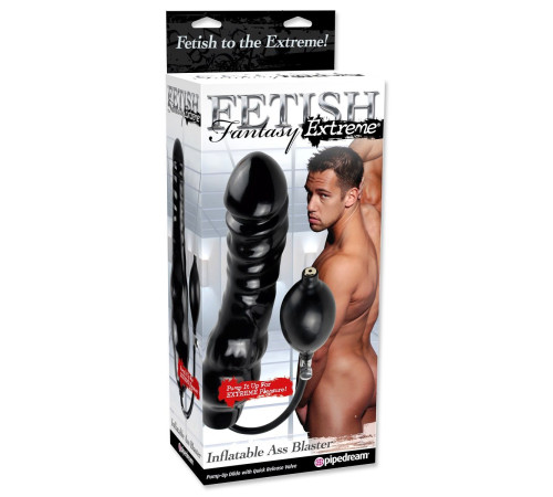 Фаллоимитатор с функцией подкачки Inflatable Ass Blaster - 23 см. Фаллоимитатор с функцией подкачки Inflatable Ass Blaster - 23 см.