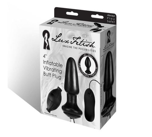 Надувная вибрирующая анальная пробка Inflatable Vibrating Butt Plug - 10,2 см. Надувная вибрирующая анальная пробка Inflatable Vibrating Butt Plug - 10,2 см.