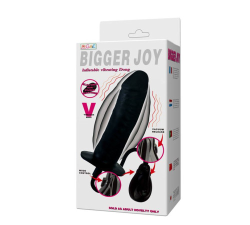 Расширяющийся вибратор Bigger Joy - 15,5 см. Расширяющийся вибратор Bigger Joy - 15,5 см.