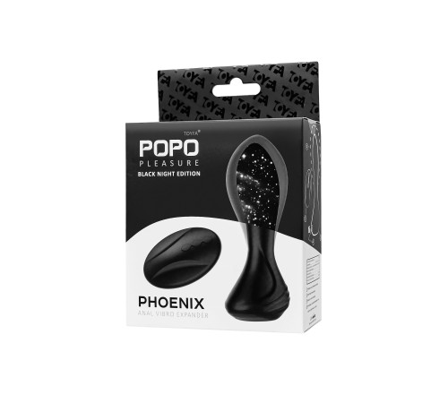 Черная надувная анальная вибровтулка Phoenix - 13,5 см. Черная надувная анальная вибровтулка Phoenix - 13,5 см.