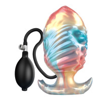 Анальная пробка с функцией расширения Ebon Leviathan - 17,5 см.