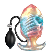 Анальная пробка с функцией расширения Ebon Leviathan - 17,5 см.