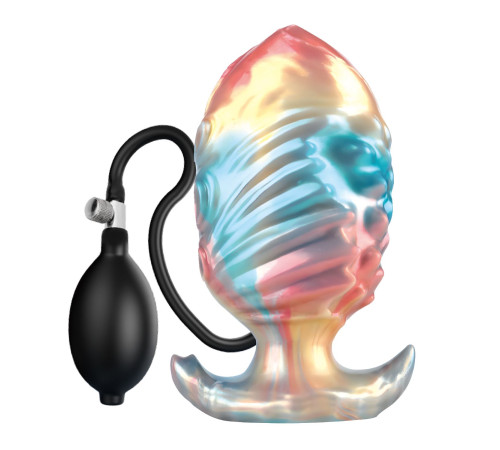 Анальная пробка с функцией расширения Ebon Leviathan - 17,5 см.