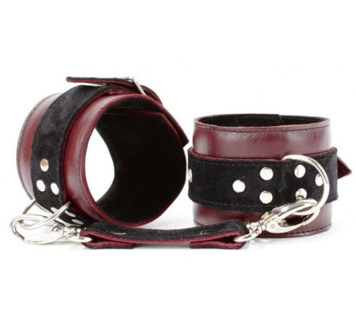 Бордовые наручники Maroon Shackles Of Hands