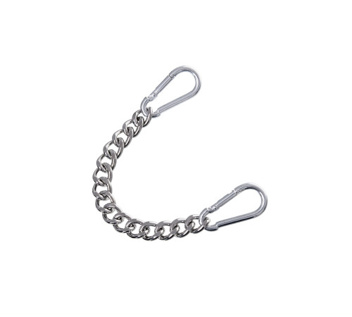 Черные кожаные оковы с двумя ремнями и контрастной строчкой