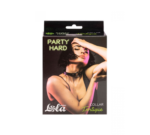 Черный ошейник Intrigue