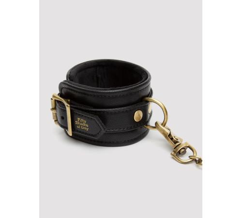 Черные оковы на ноги Bound to You Faux Leather Ankle Cuffs Черные оковы на ноги Bound to You Faux Leather Ankle Cuffs