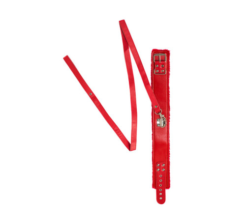 Красный ошейник Circus с поводком