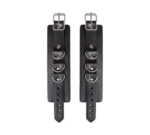 Черные наручники Anonymo на сцепке