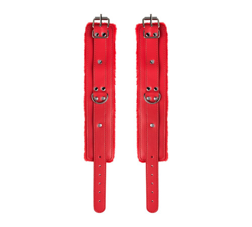 Красные оковы Anonymo из искусственной кожи