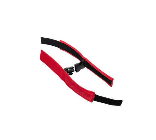 Красно-черные велюровые оковы Anonymo