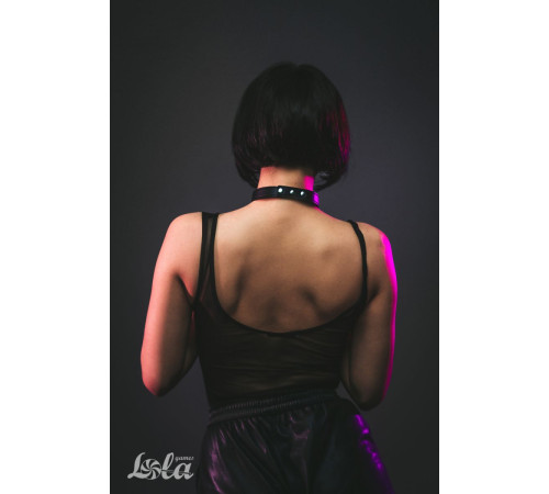 Черный ошейник Intrigue