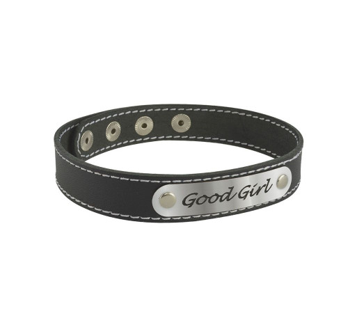 Чокер с белой строчкой Good Girl
