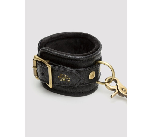 Черные наручники Bound to You Faux Leather Wrist Cuffs Черные наручники Bound to You Faux Leather Wrist Cuffs