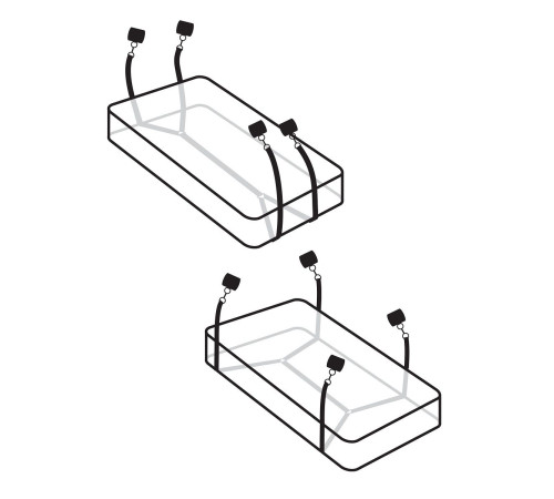 Фиксаторы для кровати Wraparound Mattress Restraints