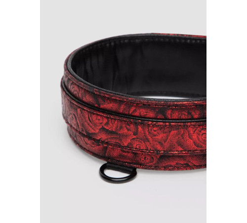 Стильный ошейник с поводком Reversible Faux Leather Collar and Lead