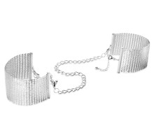 Серебристые наручники-браслеты Desir Metallique Handcuffs
