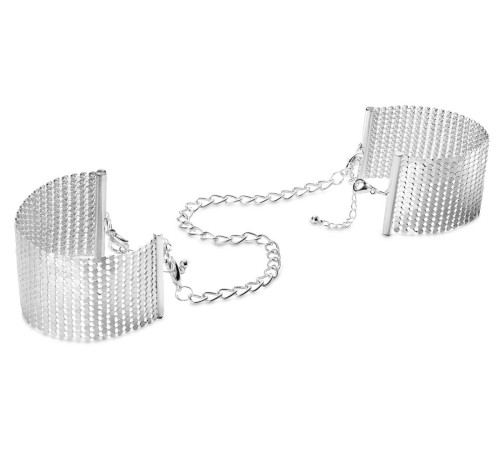 Серебристые наручники-браслеты Desir Metallique Handcuffs