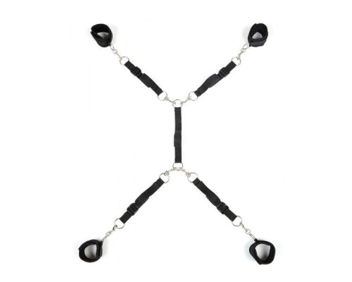 Заказать Черный набор фиксаций на кровати Classic Bed Spreader