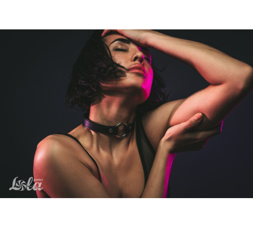 Черный ошейник Intrigue