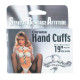 Заказать Наручники из металла с длинной цепочкой CHROME HANDCUFFS METAL HANDCUFFS W. KEY