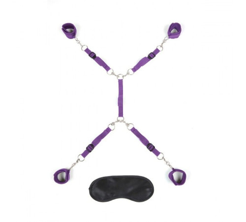 Фиолетовый набор фиксаций на кровати Classic Bed Spreader Фиолетовый набор фиксаций на кровати Classic Bed Spreader