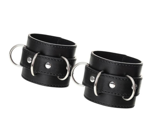 Черные наручники Anonymo на сцепке