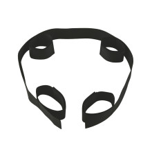 Черный фиксатор на щиколотки и запястья