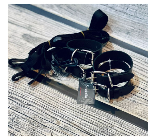 Черный комплект для растяжки на кровати «Новичок»