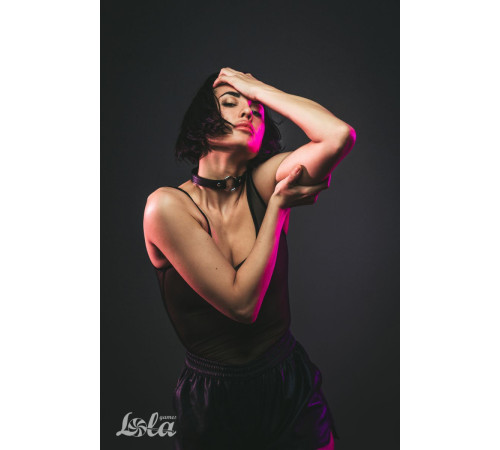 Черный ошейник Intrigue