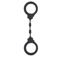 Черные силиконовые наручники Suppression