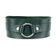 Заказать Изумрудный широкий ошейник с кольцом Collar Emerald