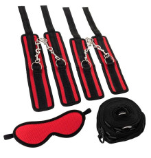 Красно-черный бондажный набор Anonymo