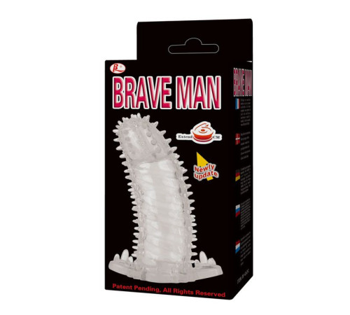 Насадка на пенис со стимуляцией предвагинальной зоны - 14 см.