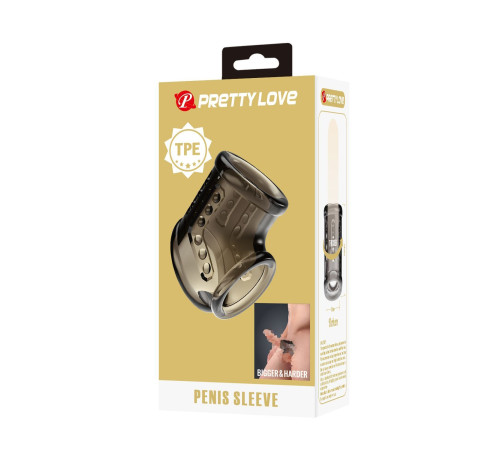 Дымчатая насадка на пенис и мошонку