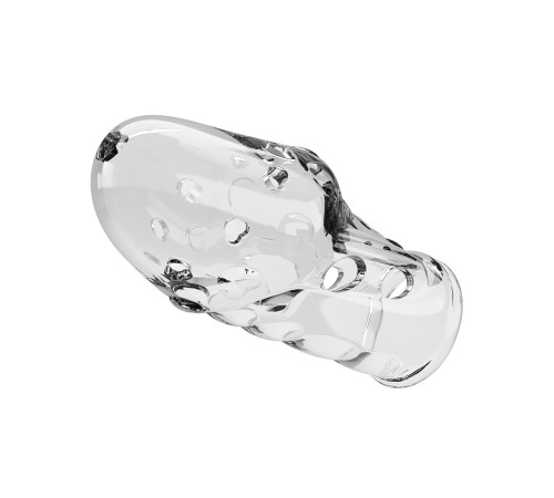 Прозрачная насадка на пенис Booker - 8 см.