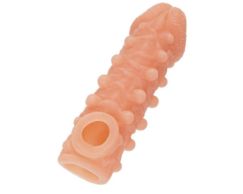 Заказать Телесная закрытая насадка с шариками Cock Sleeve 010 Size L - 17,6 см. Заказать Телесная закрытая насадка с шариками Cock Sleeve 010 Size L - 17,6 см.