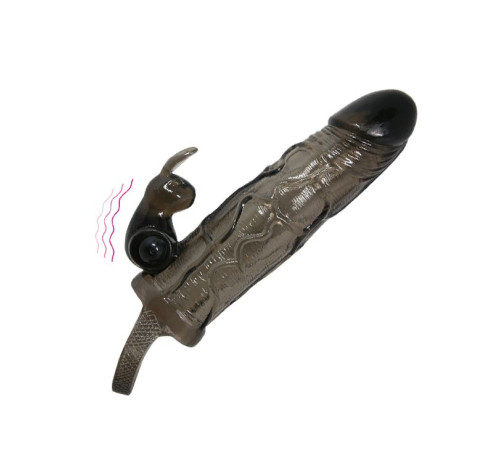 Удлиняющая дымчатая насадка с вибрацией