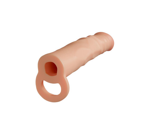 Телесная насадка-удлинитель Fortitude с подхватом - 17,7 см.