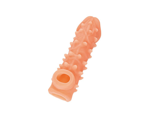 Заказать Телесная закрытая насадка с пупырышками Cock Sleeve 005 Size L - 17,6 см. Заказать Телесная закрытая насадка с пупырышками Cock Sleeve 005 Size L - 17,6 см.
