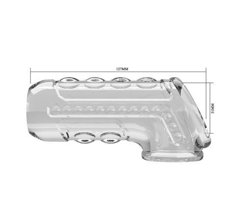 Прозрачная насадка на пенис Farrel