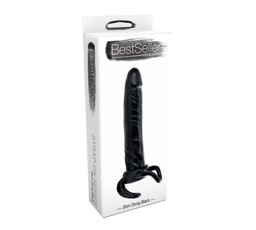 Чёрная насадка-фаллос для двойного проникновения INFLATABLE DILDO SLIM DONG - 13,5 см. Чёрная насадка-фаллос для двойного проникновения INFLATABLE DILDO SLIM DONG - 13,5 см.