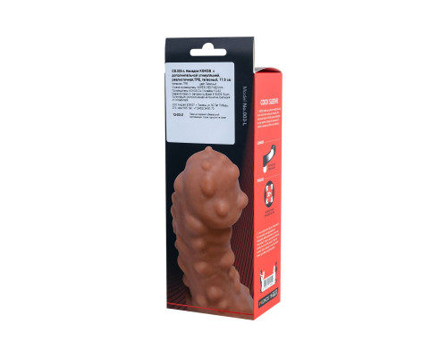 Заказать Насадка на фаллос с крупными бугорками Cock Sleeve 003 Size L - 17,6 см. Заказать Насадка на фаллос с крупными бугорками Cock Sleeve 003 Size L - 17,6 см.