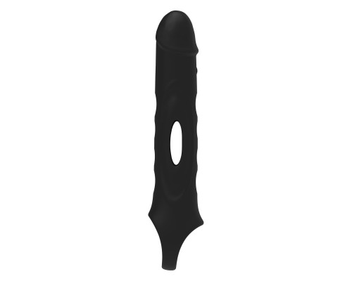 Заказать Черная насадка-удлинитель Vibrating Extender With Remote с вибрацией Заказать Черная насадка-удлинитель Vibrating Extender With Remote с вибрацией
