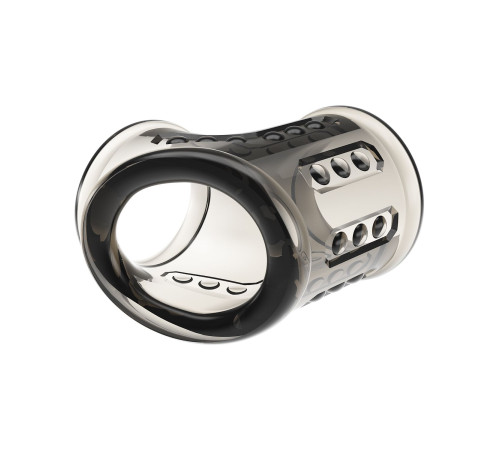 Дымчатая насадка на пенис и мошонку